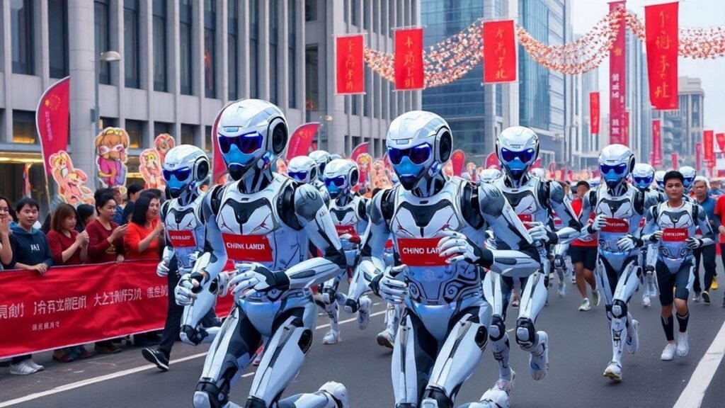 robos-humanoides-fazem-historia-ao-completar-meia-maratona-na-china